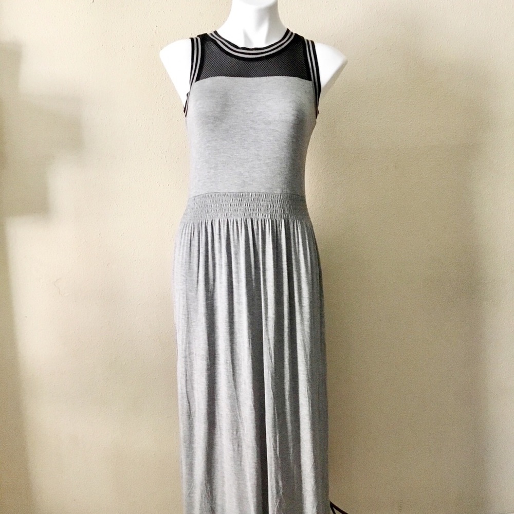 NWT Grey Cable & Gauge maxi dress
